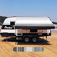 Vista 12 de Awnlux Toldo de repuesto de tela de vinilo impermeable para toldos, camping, tela de ajuste universal, protección solar, protección UV, toldo