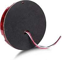 Vista 6 de LIMICAR Luces de remolque redondas de 7 pulgadas, 36 luces LED rojas de tránsito, kit de luces LED para remolque, luz trasera de freno y giro