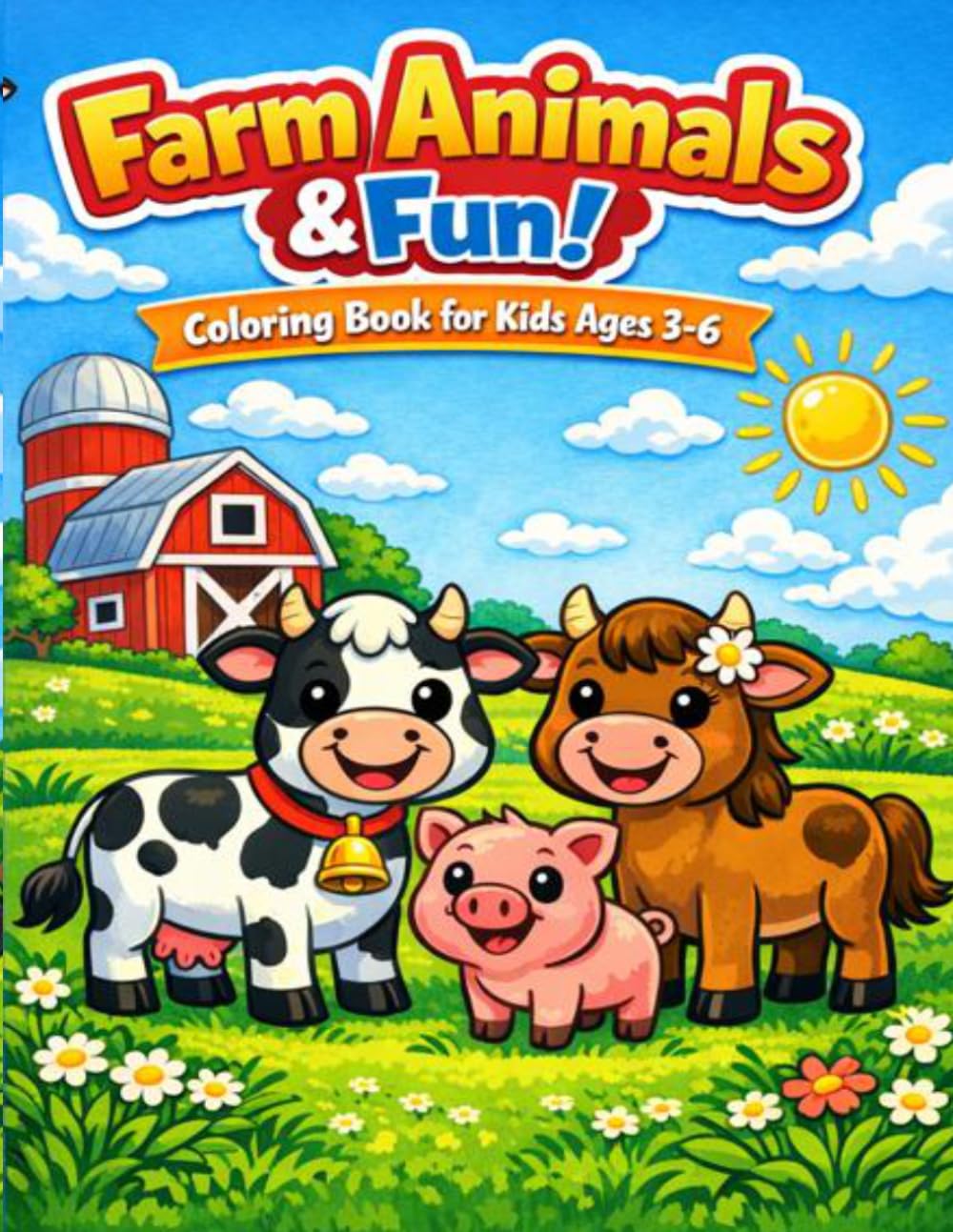 My First Farm Animals Coloring Book