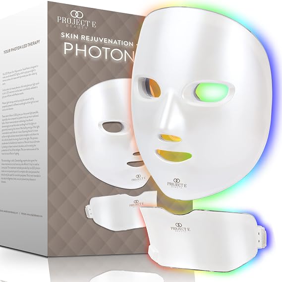 Project E Beauty Photon Skin Rejuvenation Face & Neck Mask Wireless