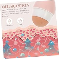 Vista 7 de FRCOLOR Aceite de piedra volcánica que absorbe la herramienta facial del cuidado de la piel del rodillo del control del aceite de la cara