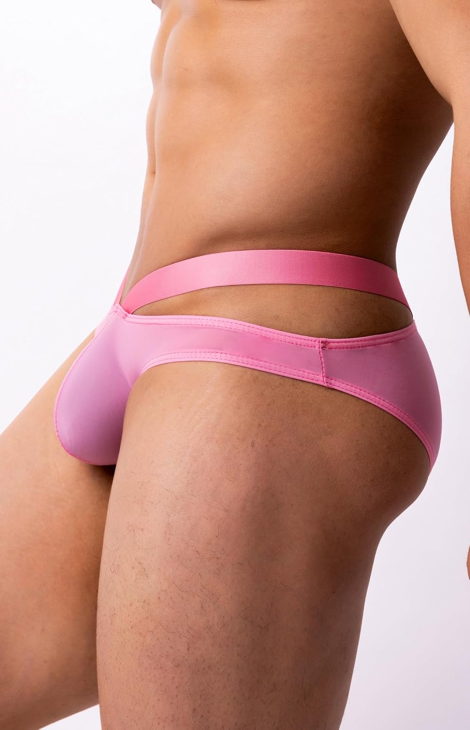 Men's Ice Silk Bikini Solid Briefs Classic Low Rise Underwear - Image 3