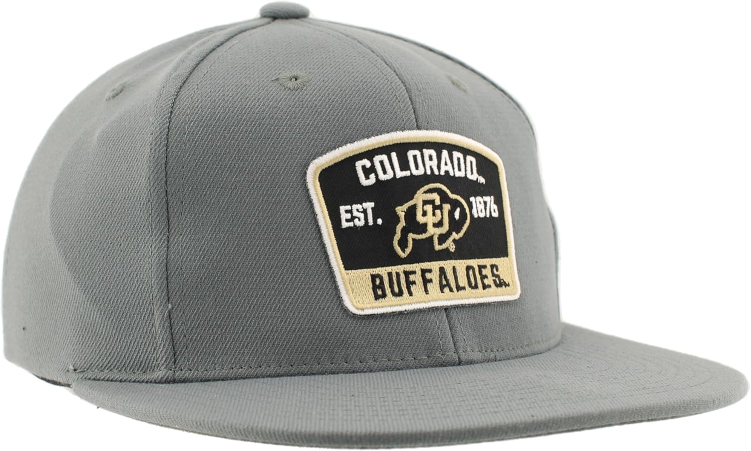 ZHATS Standard NCAA Officially Licensed Fitted Hat M15Z Switchback Gray, Grey, Medium - Image 5