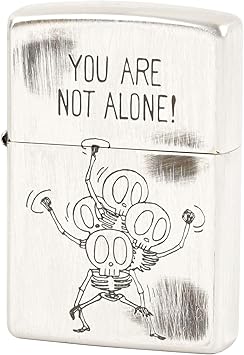 Amazon Co Jp Zippo ジッポー オイルライター No0 Funny Skull Alone シルバー 2uds Alone 腕時計