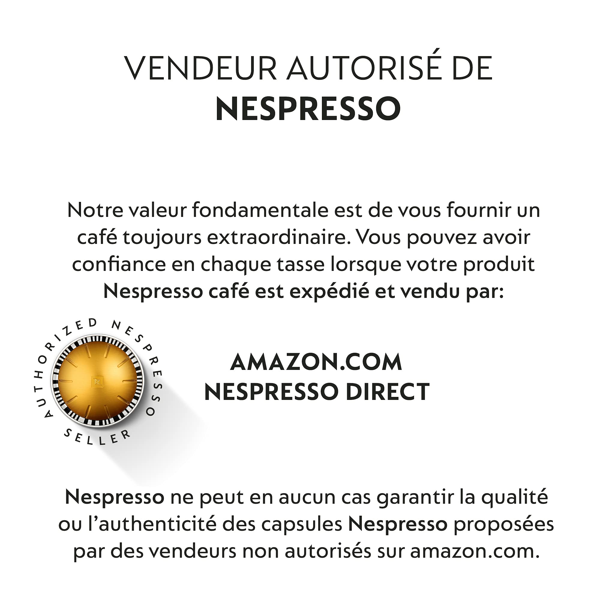 Nespresso Vertuo - Assortiment Arondio - 100 Capsules Café | Compatible avec machines Nespresso Vertuo - Café long aux notes de céréales - À savourer noir ou avec du lait - Intensité 7