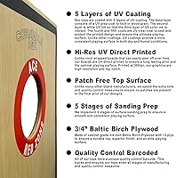 Vista 4 de CornholeAce ACE PRO Tablas de Cornhole profesionales, sin rebote, patas anchas triples, madera contrachapada de abedul báltico de 3/4 pulgadas