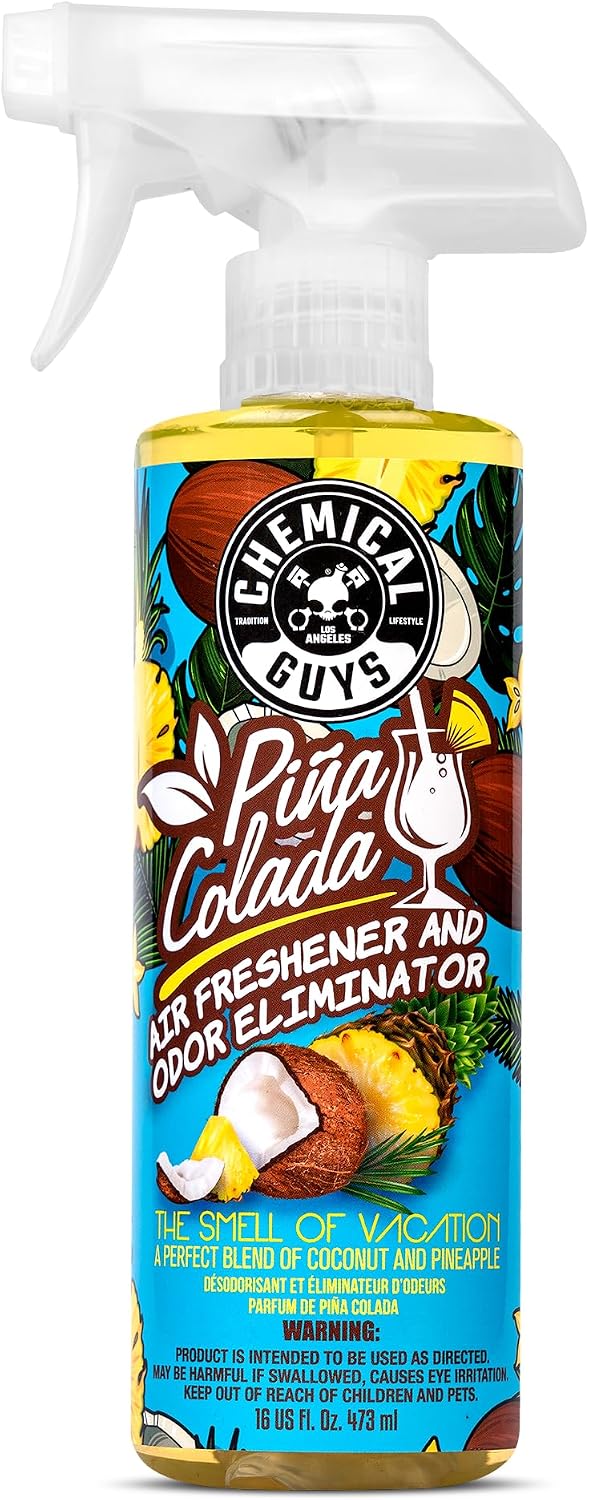 Chemical Guys Pina Colada Air Freshener and Odor Eliminator, 16 fl oz