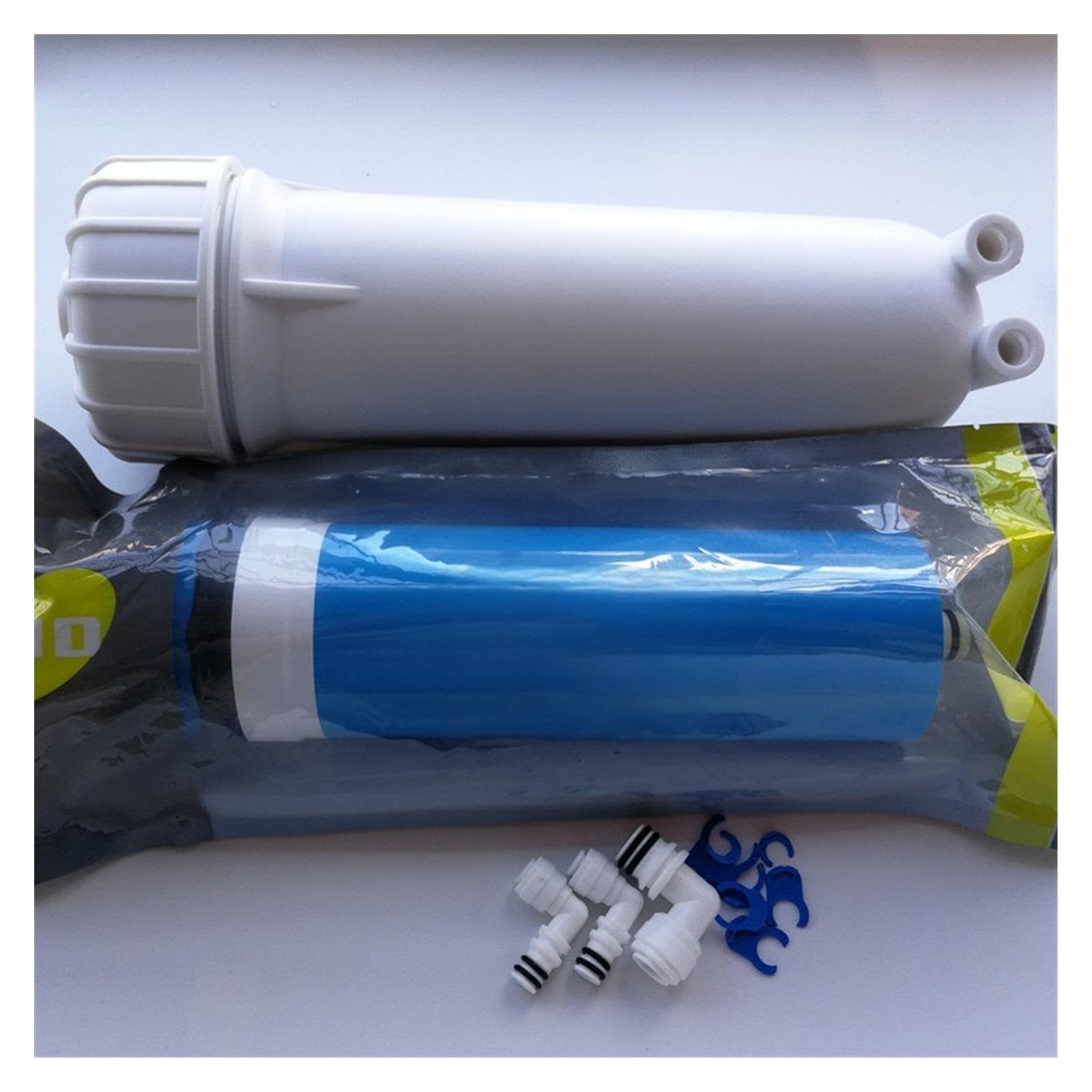 Accesorios para filtros De ósmosis inversa con filtro de agua 400 gpd 3012-400 membrana, carcasa del para baño, cocina(Filter and housing)