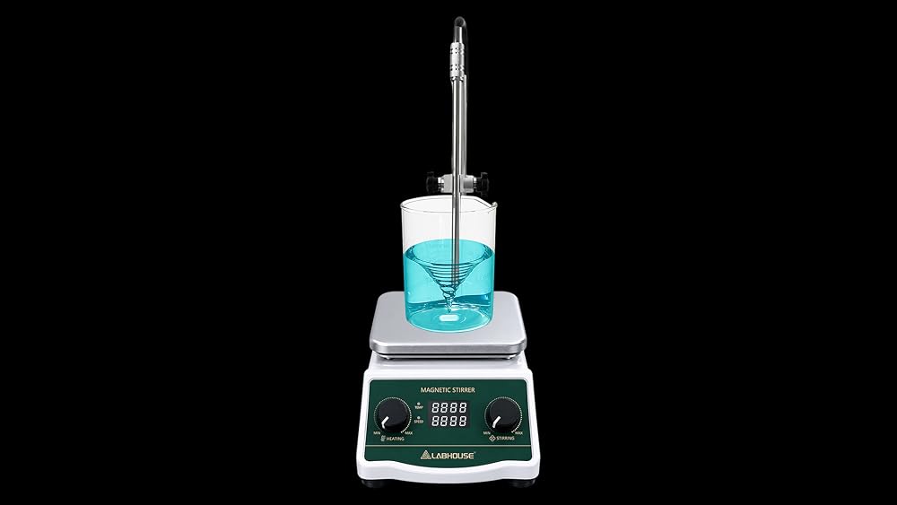 LHS-2S Digital Magnetic Stirrer Hot Plate, 100°C, 700-2600RPM, 2L — 사진 7