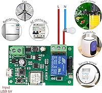 Vista 3 de Control remoto de la aplicación Ewelink de 1 canal, relé de interruptor inalámbrico WiFi, autobloqueo, modo de enclavamiento, con control remoto