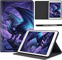 Vista 82 de Funda para Samsung Galaxy Tab S10 Lite / S10 FE / S9 FE 10.9 pulgadas, delgada de piel sintética con soporte de múltiples ángulos y función