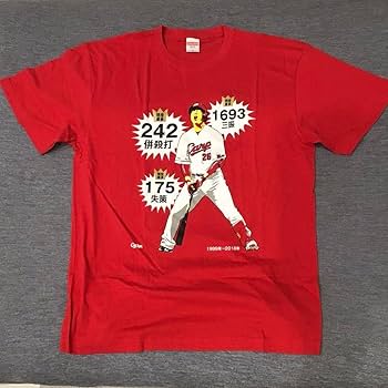 カープ新井貴浩 実使用アンダーシャツ ☆未使用☆【広島カープ】新井貴浩 引退記念 Tシャツ レッド Sの