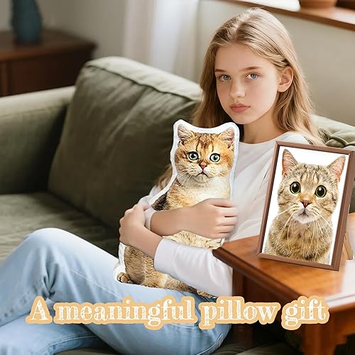 Miniatura 6 de Almohadas personalizadas con imagen, almohada divertida personalizada, almohada personalizada para mascotas, regalos conmemorativos personalizados