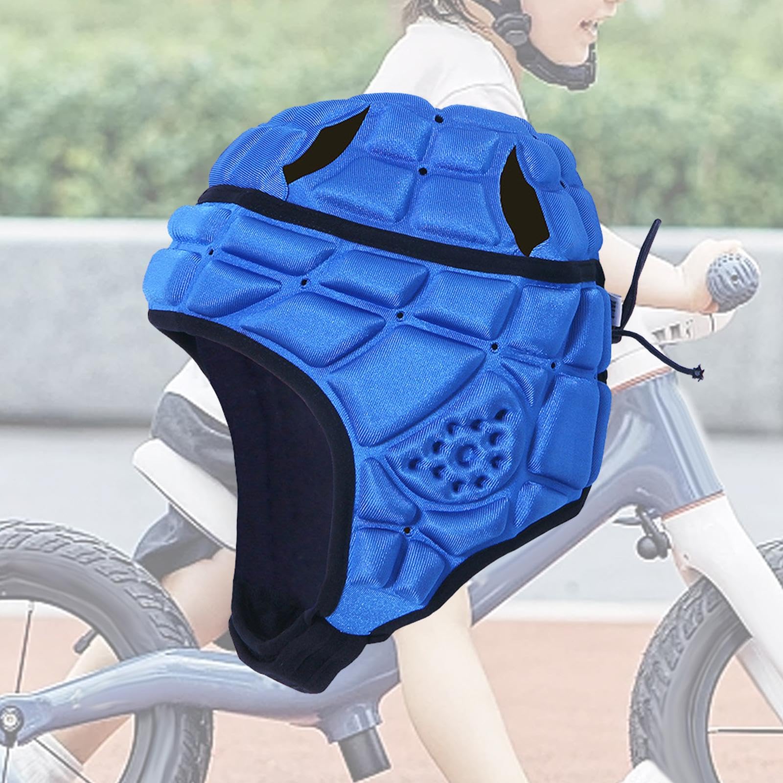Casque de Rugby pour Enfants, Protège-Chef de Rugby, Coque Souple Rembourrée, Drapeau Polyvalent, Casque de Football, Couvre-Chef de Rugby pour Skateb