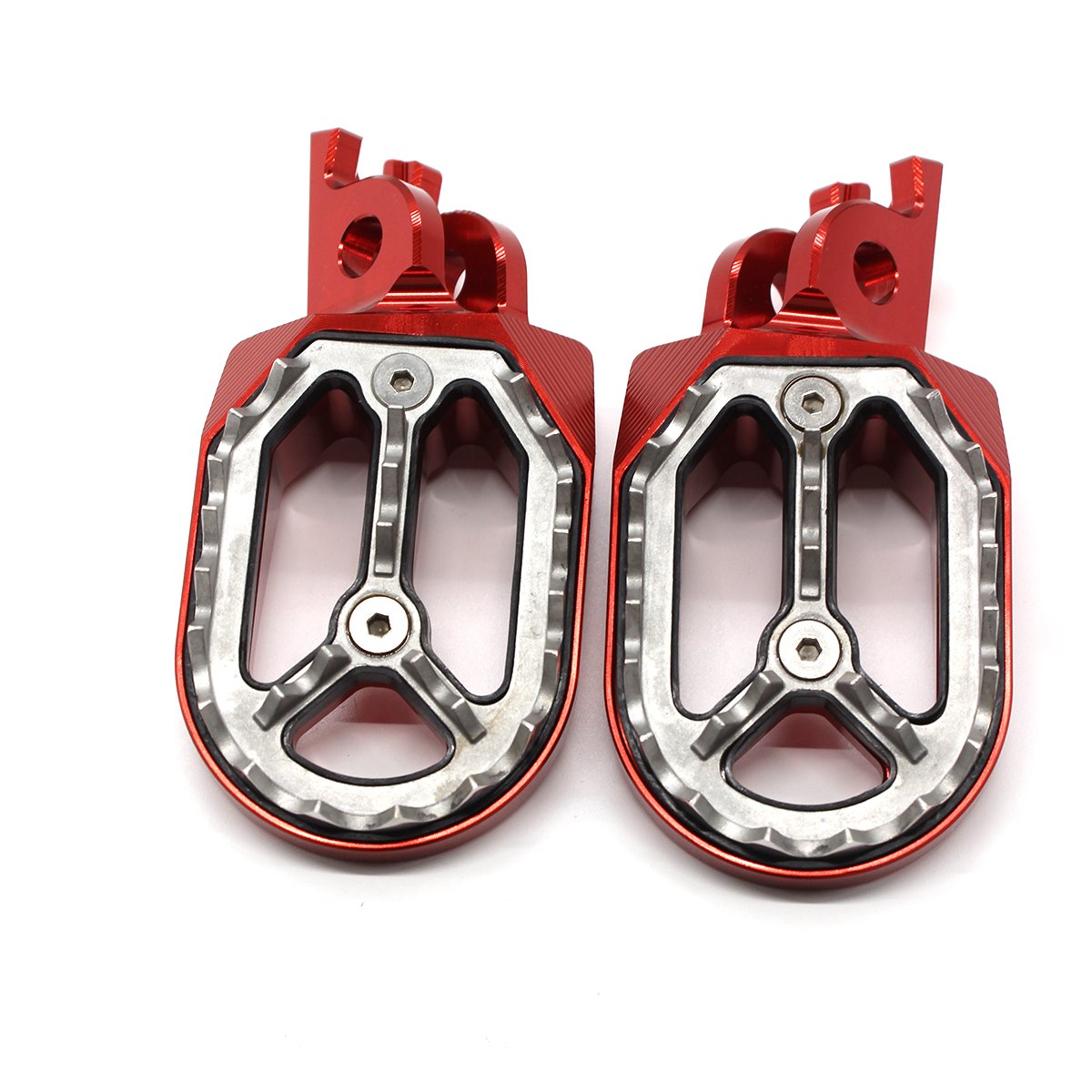 Dirt Bike Foot pegs Pedals Footrest for RMZ250 2005-2006, RM250 2006-2008, CR125 CR250 2002-2008, CRF 250X 250R CRF250X CRF250R 2004-2015, CRF450X CRF450R 2002-2015, CRF 150R 2007-2015