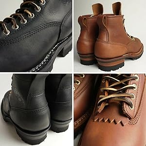 Amazon | [ホワイツ] BOOTS スモークジャンパー [高さ6inch] ブラック