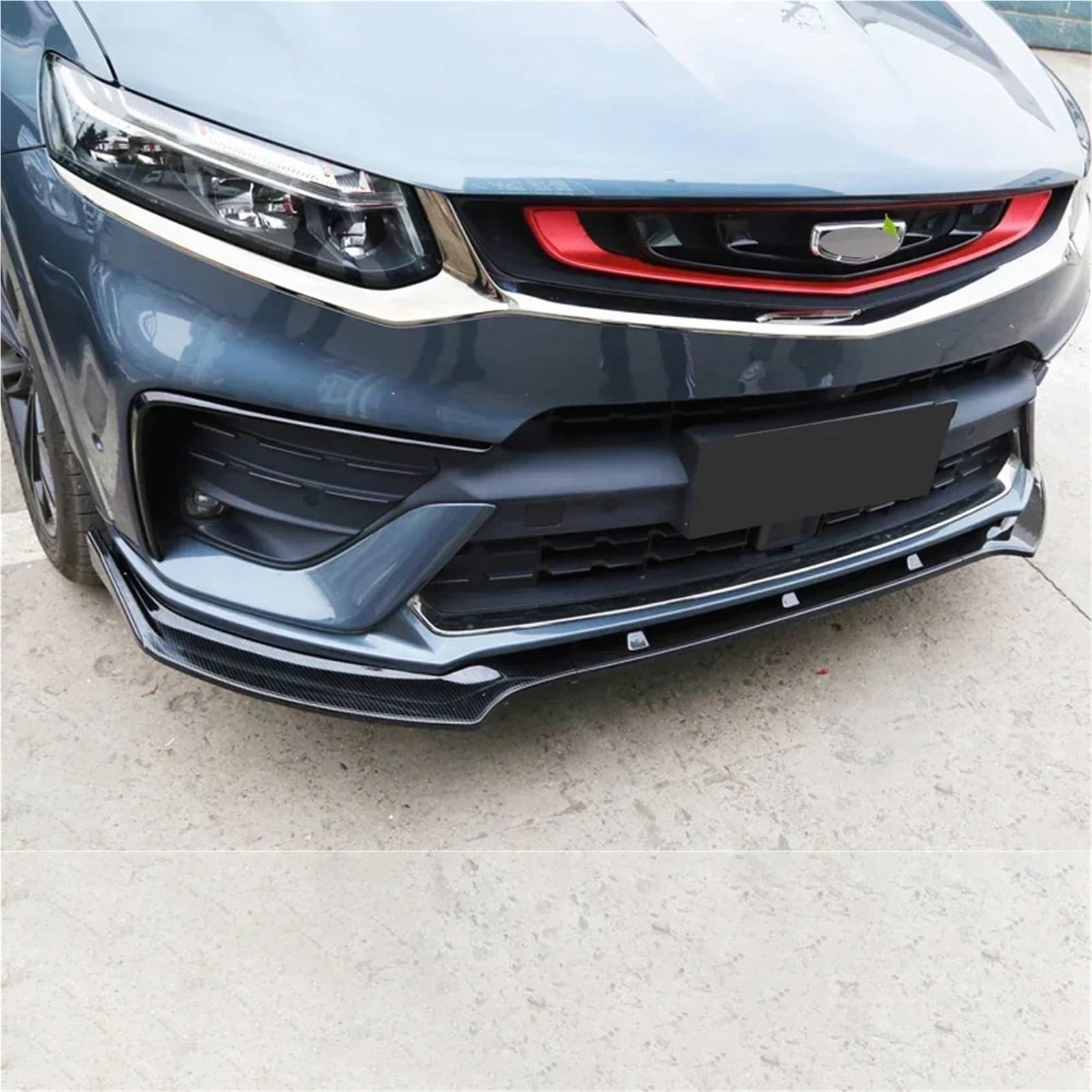 Compatible for Geely 2019-2021 Tugella Xingyue FY11 Car Front Bumper Splitter Lip Spoiler Diffuser Guard Exterior Accessories Body — view 5