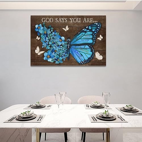 Miniatura 20 de Arte de Pared Cruz de los Diez Mandamientos Arte de Pared de los 10 Mandamientos Versículo Bíblico Religión Cristiana Escritura Imágenes Decoración