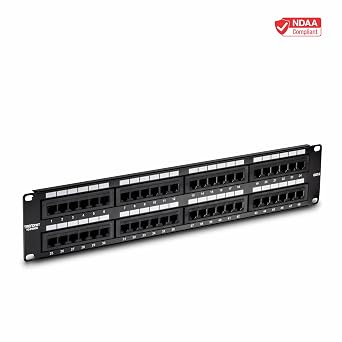 TRENDnet 48-Port Cat6 Unshielded Patch Panel, TC-P48C6
