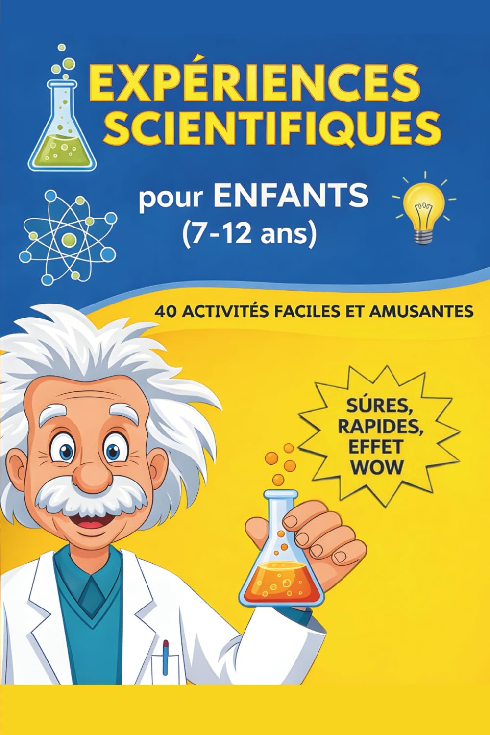 Expériences Scientifiques pour les Enfants: 40 Activités STEM Faciles, Sûres et Amusantes à Faire à la Maison avec des Matériaux Simples