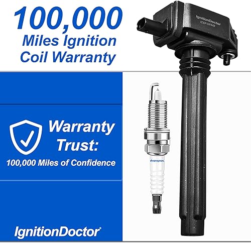 Miniatura 9 de IgnitionDoctor Juego de 6 bobinas de encendido de bujías iridio compatibles con Avenger Grand Caravan Dodge Journey Jeep Wrangler Chrysler 200 300