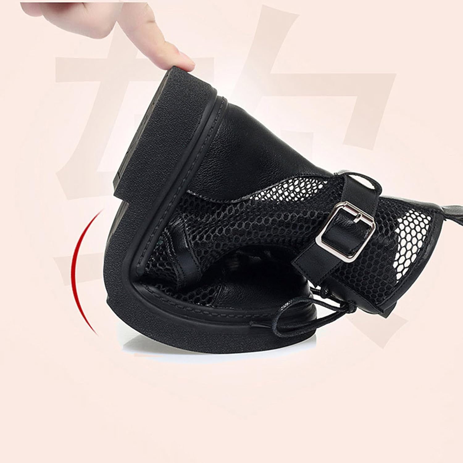 Women's Combat Boots - Winter Platform Booties with Fur Lining, Leather Lace-Up & Side Zip for Traction,White,6