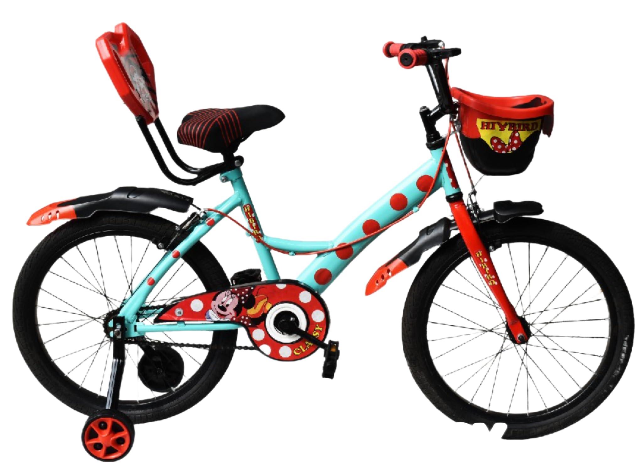 HI-Bird Classy 20T Bicycle: Sea Green & Red - Premium Kids Cycle, Durable Frame, Safe Ride, Perfect for Boys & Girls!-image-32