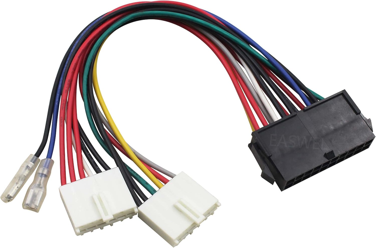 for Computer 286 386 486 586 20P ATX to 2 Port 6Pin at PSU Converter Power Cable