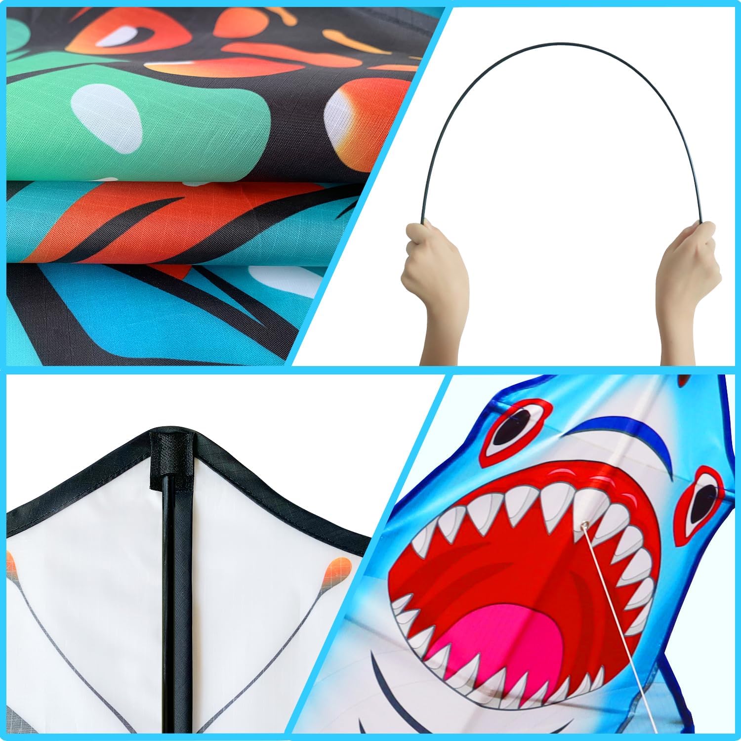 Xida Butterfly Kite for Kids & Adults, Easy to Fly, Ages 4-8, Large Kite with 300ft Handle, Perfect for Beach Trips