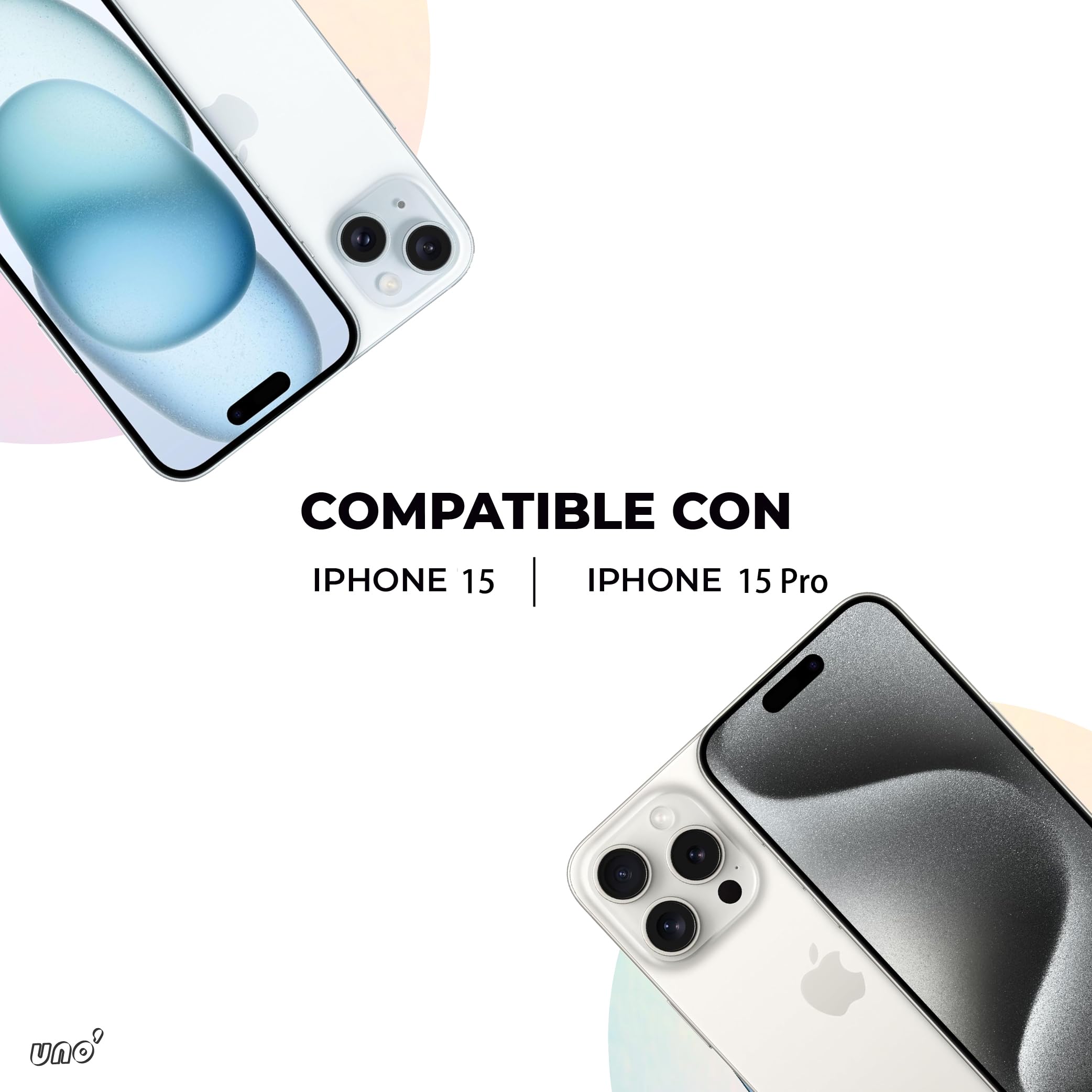 Mobitel Vetro Temperato Privacy Per IPhone 15 Plus (3 Pezzi) - 9H Antigraffio, Anti-spia