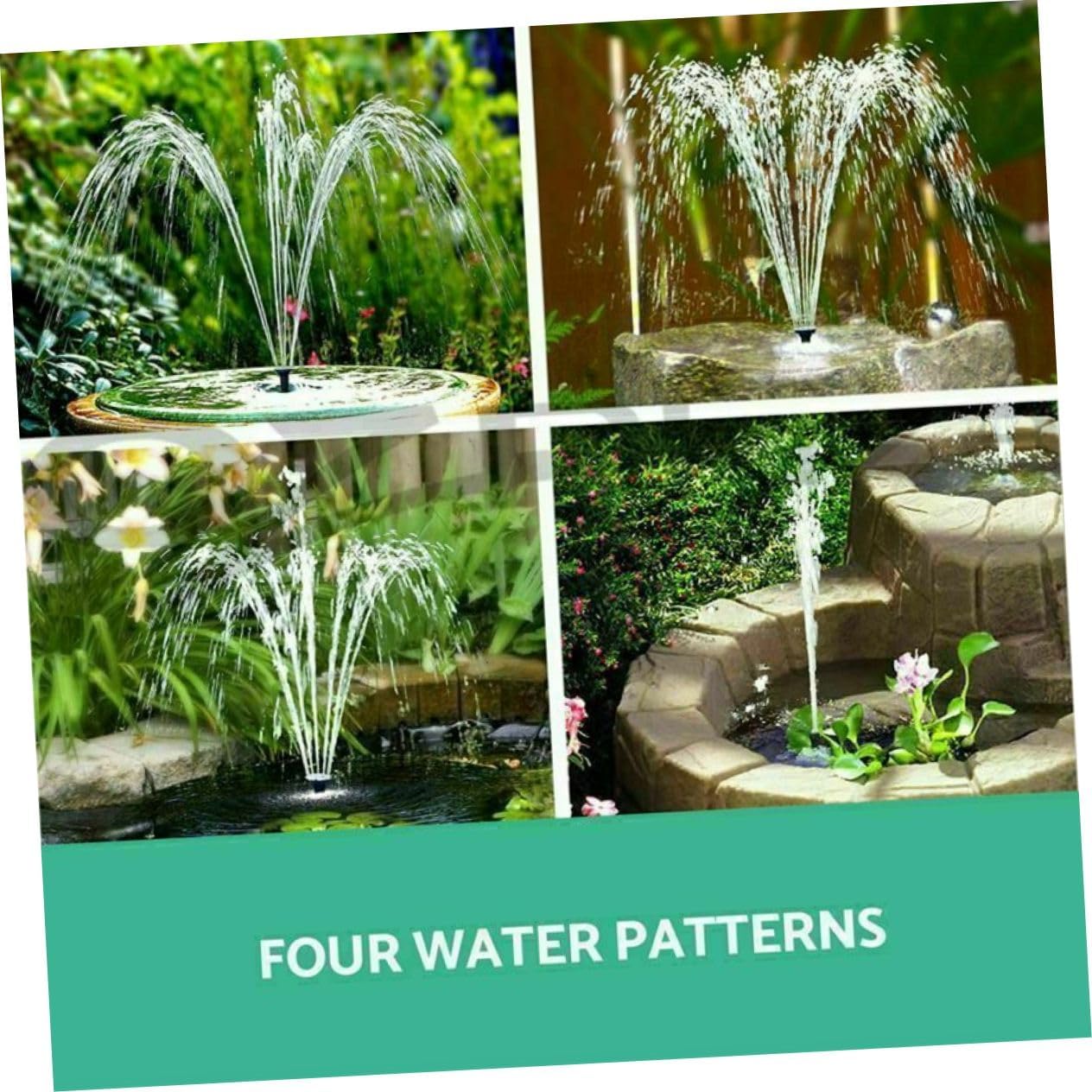 Solar-Powered Water Pump for Pond and Garden Submersible Solar Fountain Pump Energy-efficient m Cable