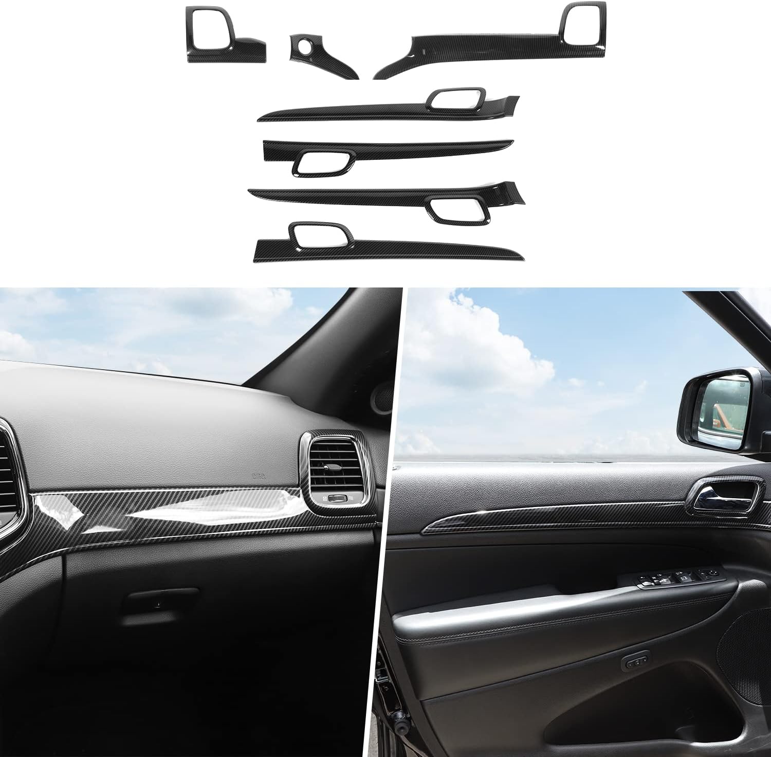 CheroCar for Jeep Grand Cherokee Dashboard Panel Trim
