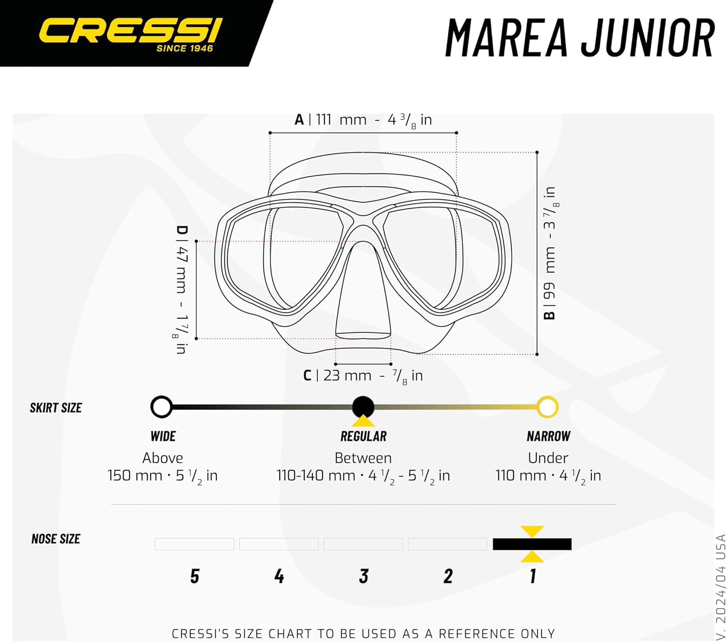 Cressi Youth Kids Snorkeling Mask and Dry Snorkel Kit - Marea Jr & Mini Dry: Designed in Italy