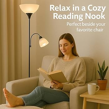 今だけセール！Light Accents 150ワットフロアランプ 読書ランプ付 Amazon | Light Accents 150ワットフロアランプ 読書ランプ付き