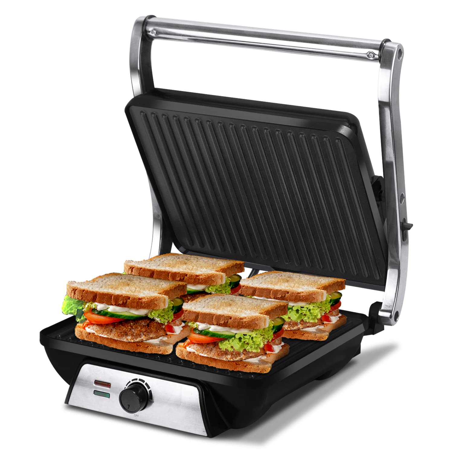 ibell sm301 750 watt 3 in 1 sandwich maker