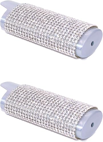 Miniatura 2 de Bling Silver - Funda para encendedor con diamantes de imitación de cristal LS2