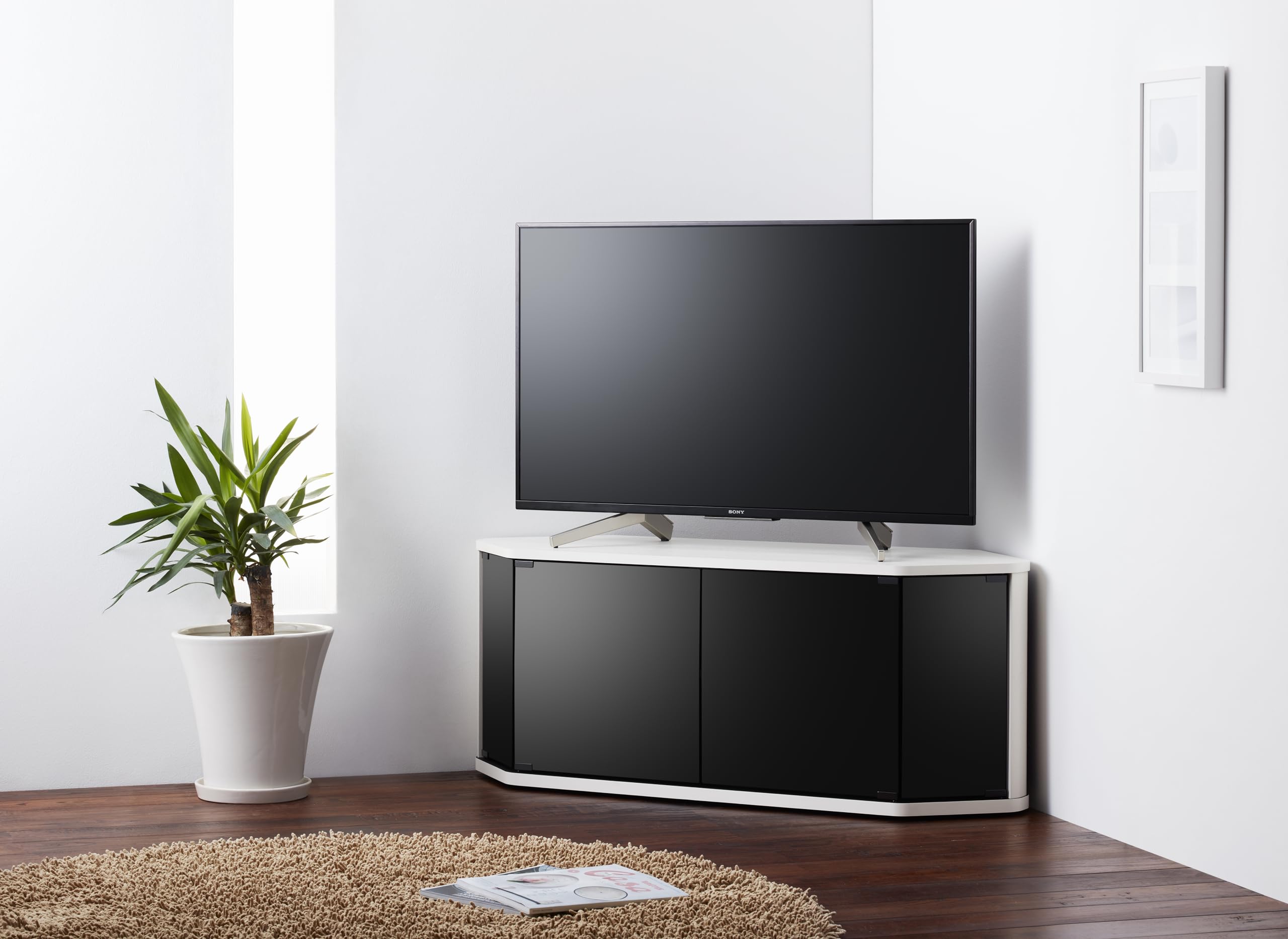 Amazon｜朝日木材加工(Asahiwood) テレビ台 RACINE logic 50型 幅115cm
