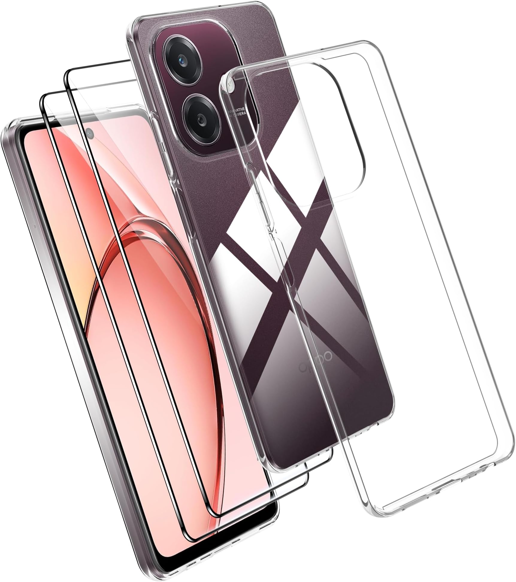 Custodia Portafoglio Per OPPO A40/A60 5G - Cover Flip Con Fibra Di Carbonio, Chiusura Magnetica E Slot Carte - Foto 13