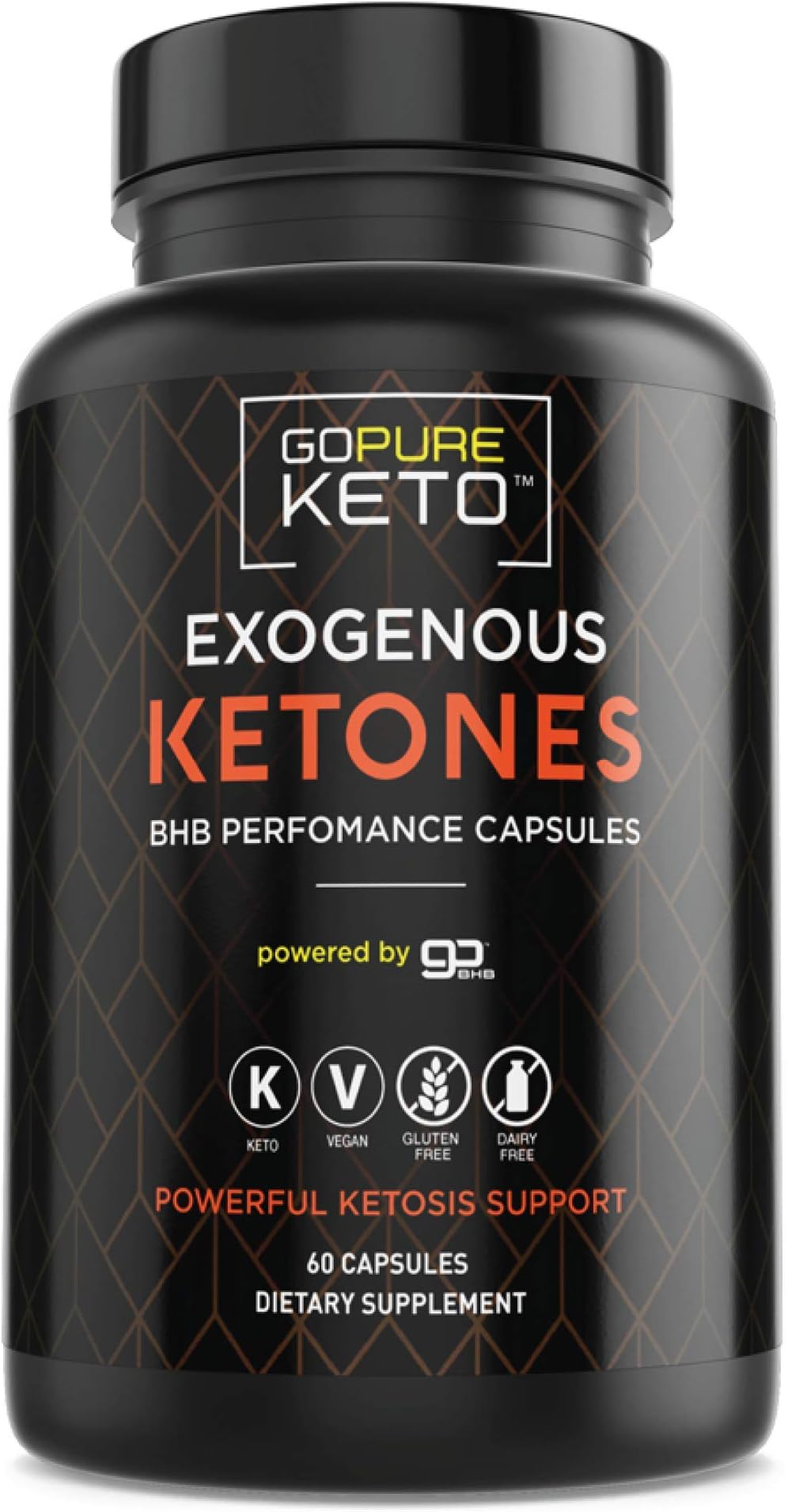 Go Pure Keto BHB Capsules - Exogenous Ketones Performance Complex - Formulated for Ketosis