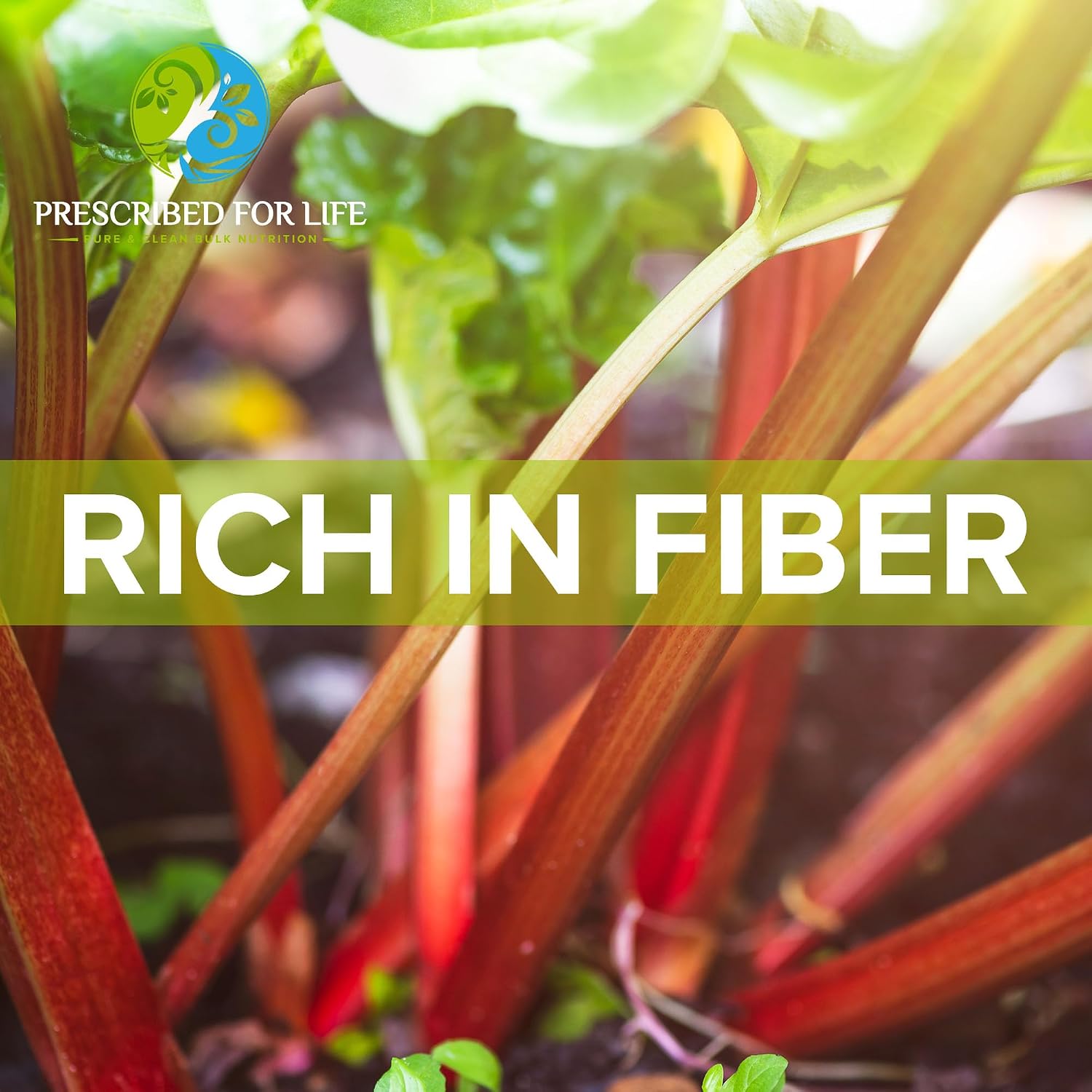 Prescribed For Life Rhubarb Root Powder 20:1, Turkey Rhubarb Powder for Rhubarb Root Tea, Vegan, Gluten Free, Non GMO (5kg)