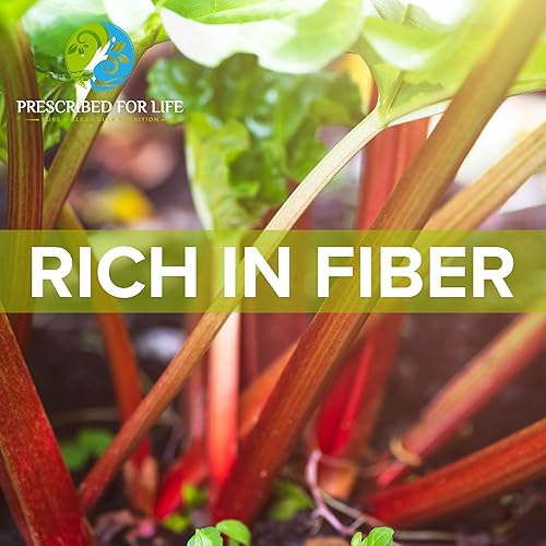 Miniatura 4 de Prescribed For Life Polvo de raíz de ruibarbo 201  Polvo de ruibarbo de pavo para té de raíz de ruibarbo y salud natural del estómago  Vegano, sin