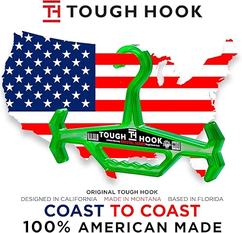 Miniatura 10 de Percha táctica antideslizante para equipo de policía, equipo de buceo y BCD de buceo, capacidad de 200 libras, fabricado en Estados Unidos, color