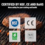 ThermoPro Digital Instant Read Meat Thermometer for Grilling Waterproof Kitchen Food Thermometer with Calibration & Backlight Smoker Oil Fry Candy Thermometer