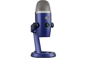 Blue Yeti Nano Premium USB Microphone for Podcasting & Streaming: Vivid Blue