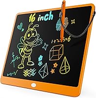 Vista 16 de KOKODI Tableta de escritura LCD, regalos para niños y niñas de 3 años, tableta de dibujo de 10 pulgadas, tablero colorido para garabatear