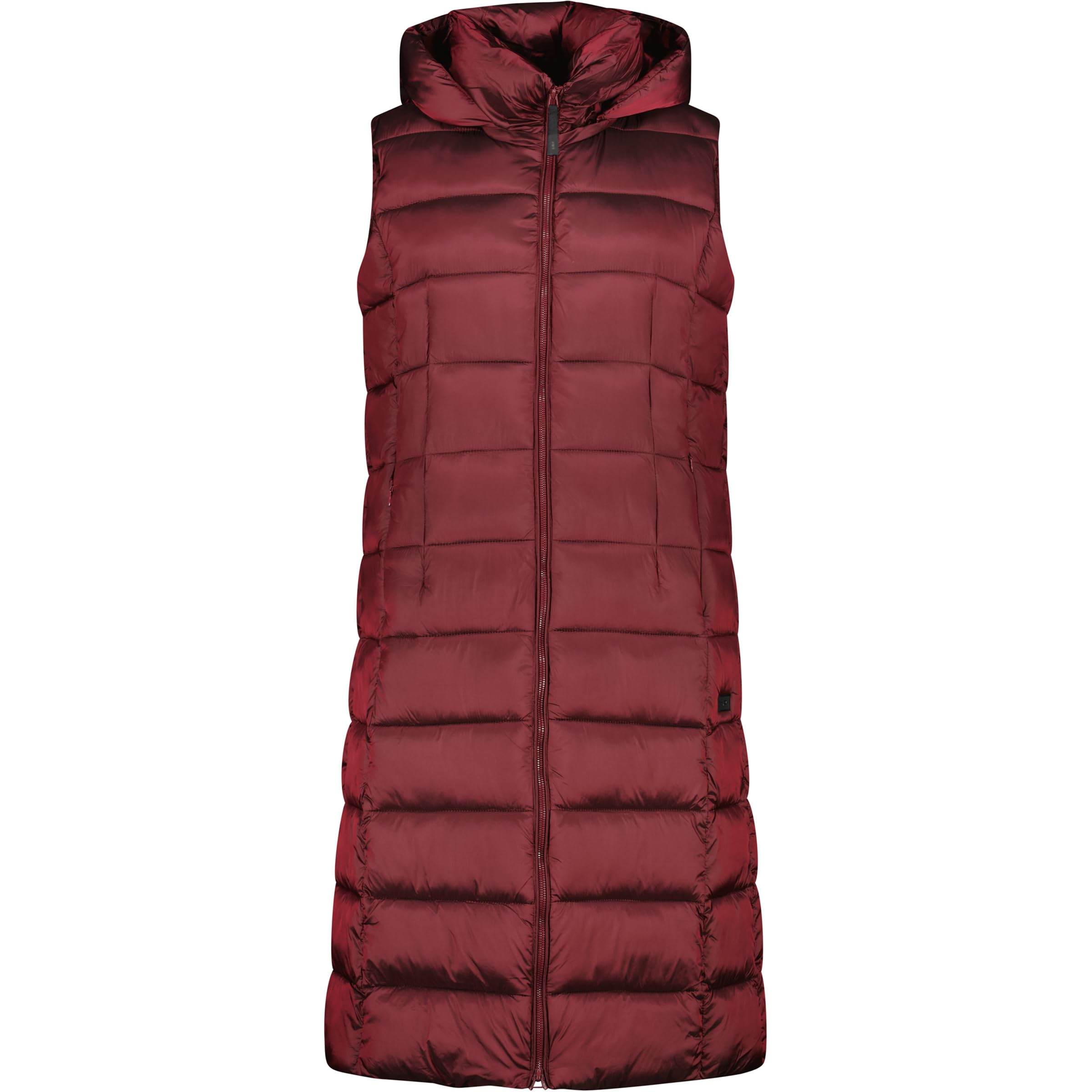 CMP Lange Damen-Weste aus Nylon mit fester Kapuze