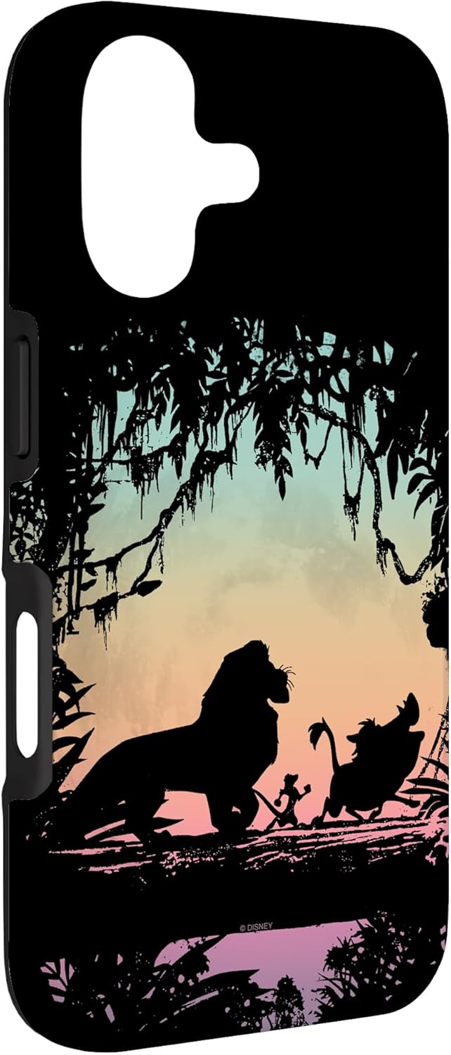 Disney The Lion King Group Shot Rainbow Silhouette Case for iPhone 17