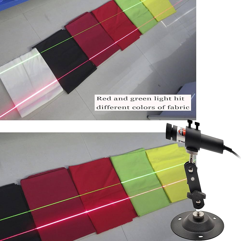 SewPro Laser Vision Guide, Nähmaschinen-Quilt-Licht, Punkt, gerade Linie, Fadenkreuz, innovatives Näh- und Quilting-Notion für präzises Nähen (rot, dimmbar, Schneiden von Bett-Kreuzschäfen