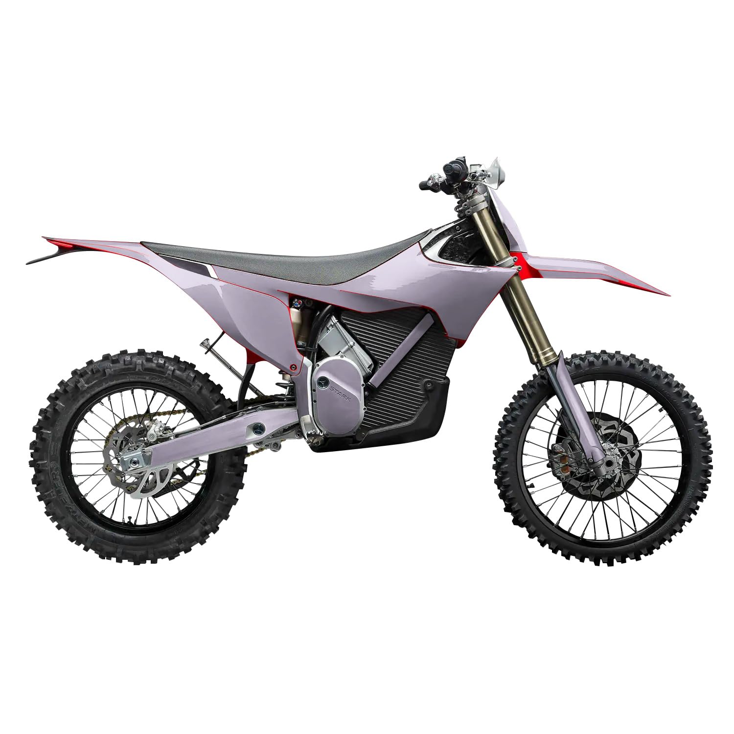 Stark Varg MX 2023-2025 Graphics Kit Wrap - Solid Lilac - Varg MX Skin - Premium 3M Vinyl Protective Wrap Decal Cover - Easy to Apply | Crafted in The USA by MightySkins