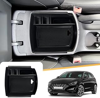 LFOTPP Compatible with 2017-2025 Hyunda-i i30 / i30 N Line Centre Console Storage Box, Armrest Organiser Tray Glove Box Bottom Centre Console, i30 Accessories Storage Box